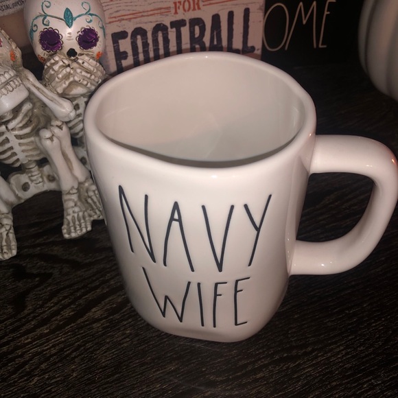 NWT Rae Dunn “Navy Wife” ceramic mug - Picture 2 of 3